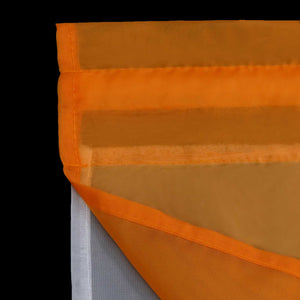 Two-Tone Cafe Curtain with Valances - Set of 2 - Gray, W x H 80 x 80cm