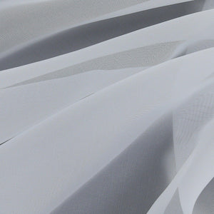 Romantic Curtain with Valance 2-in-1 Design - White, W x H 80 x 140cm