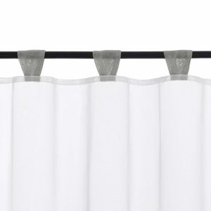 Cafe Curtain with Decorative Ribbon - Burgundy, H x W 45 x 90cm