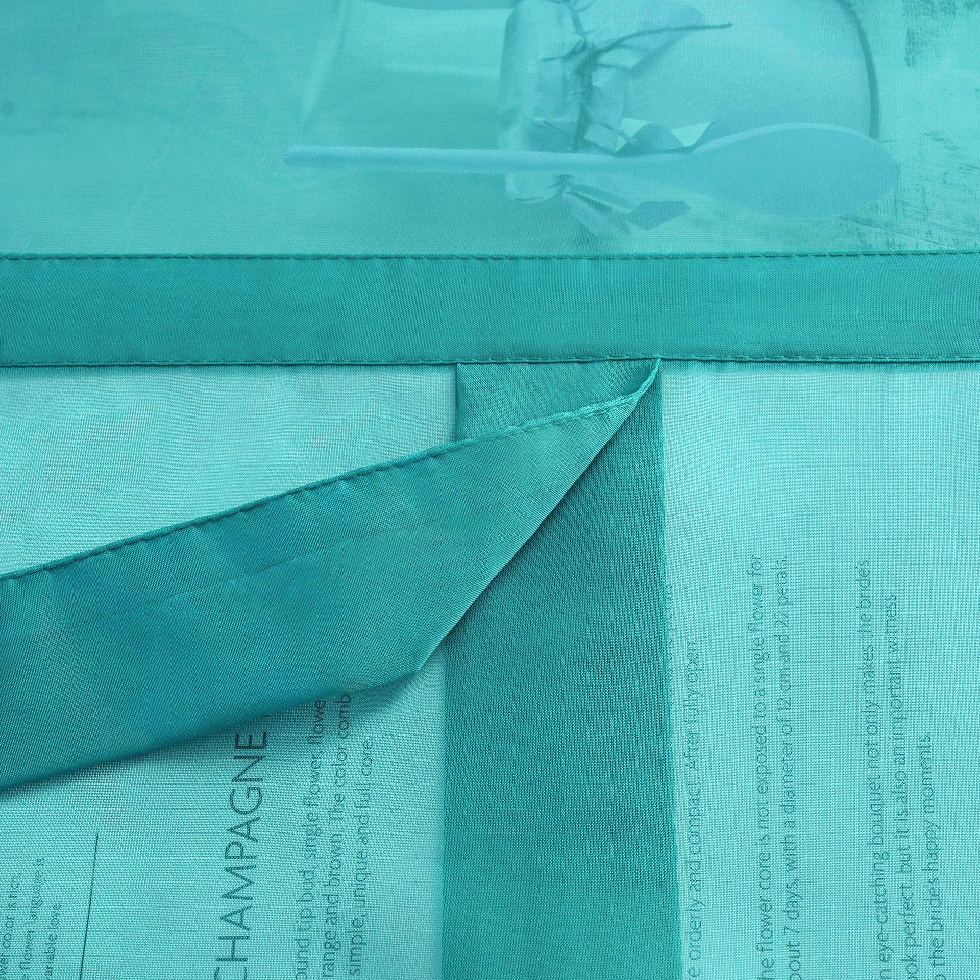 Roman Shade with Curtain Tape Sheer Window Decor Breathable 1 Piece - Green, W x H 120 x 155cm