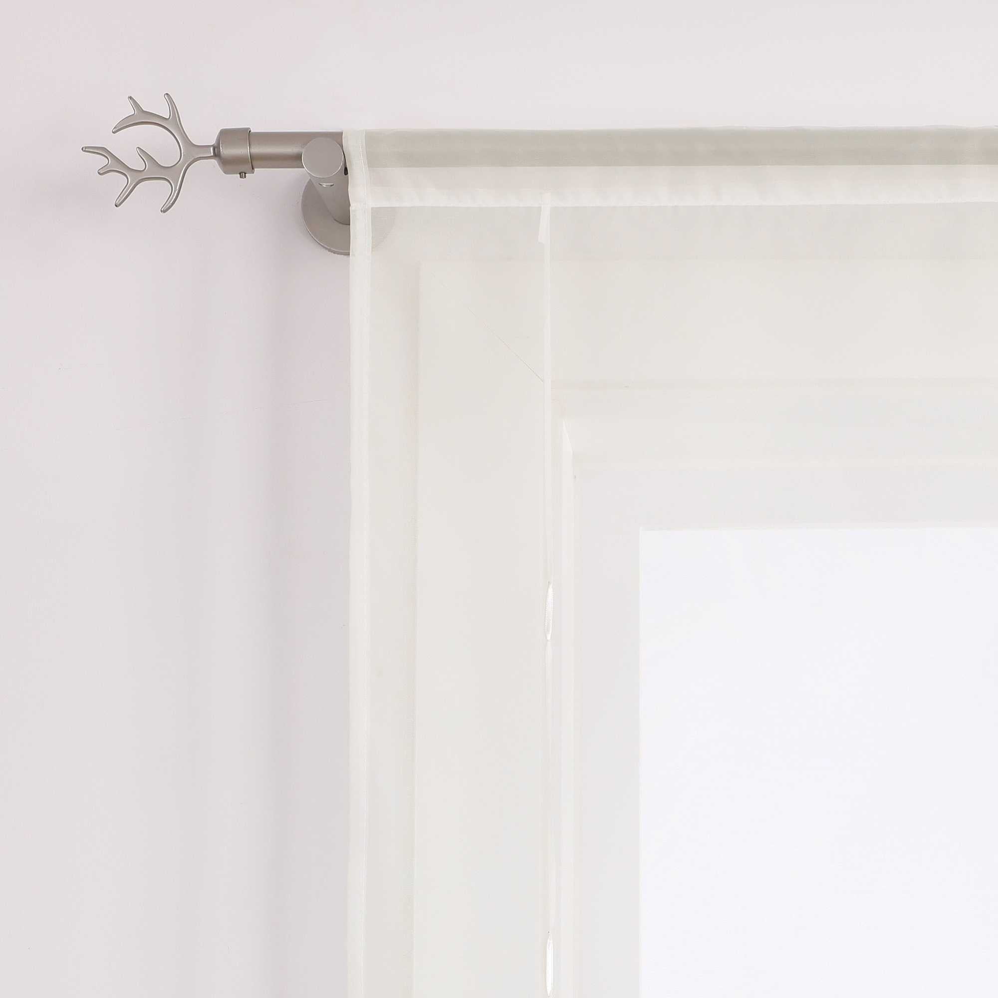 Roman Shade with Rod Pocket Sheer Airy Solid Color 1 Piece - Red, W x H 120 x 155cm