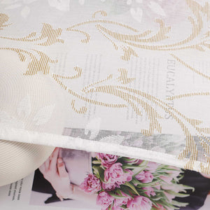 Curtain with Vine Pattern Grommet Curtain Panel 1 Piece