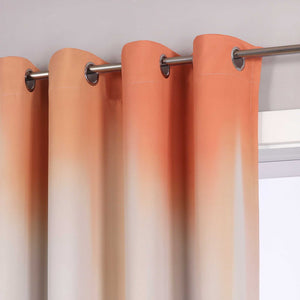 Blackout Curtain with Gradient Grommet Curtain Panel 1 Piece
