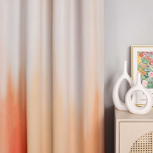 Blackout Curtain with Gradient Grommet Curtain Panel 1 Piece