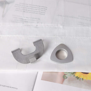 Roman Shade No-Drill with Hook Hanging Grommet with Stripes