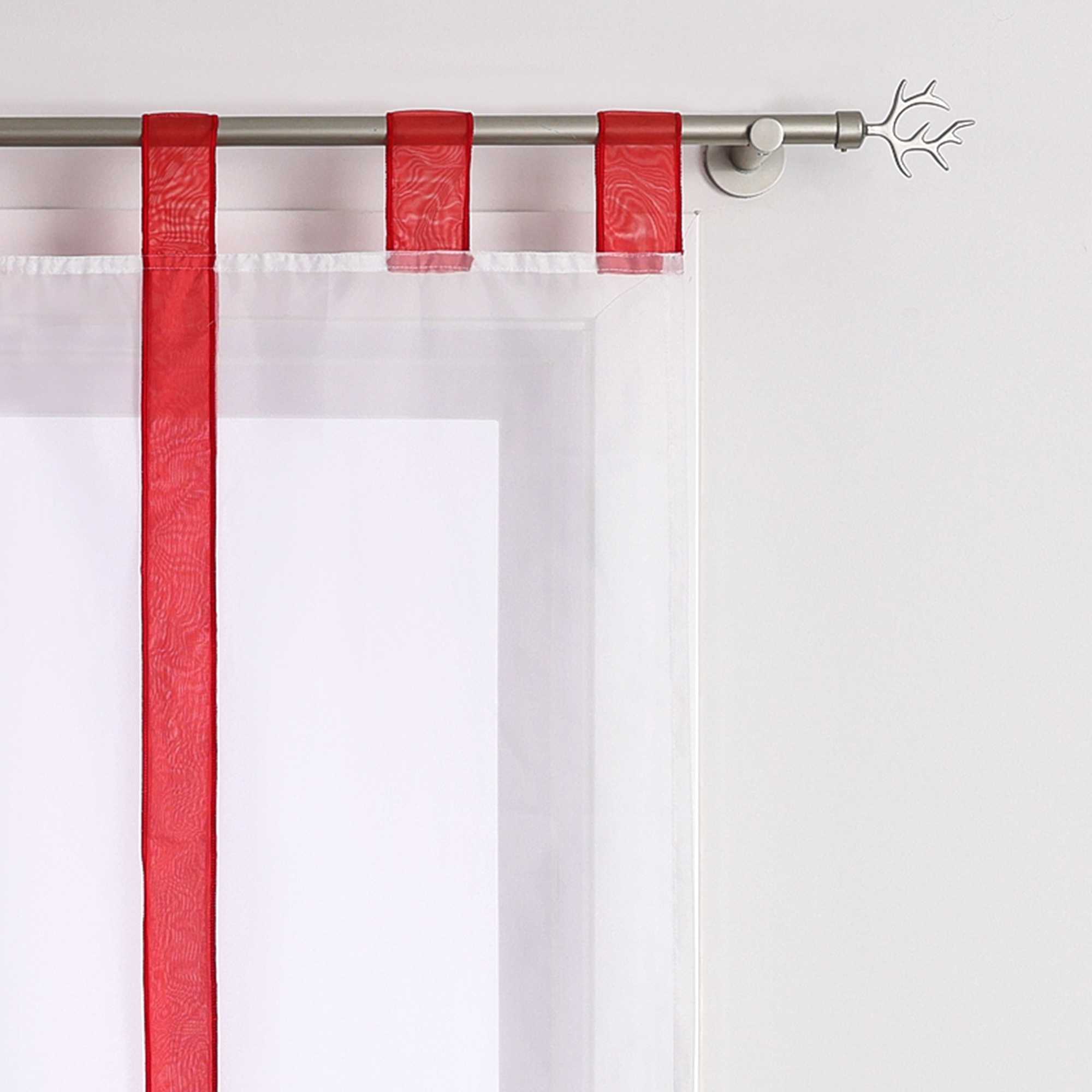 Roman Shade with Bow Design Sheer Height-Adjustable Window Decor 1 Piece - Brown, W x H 80 x 140cm