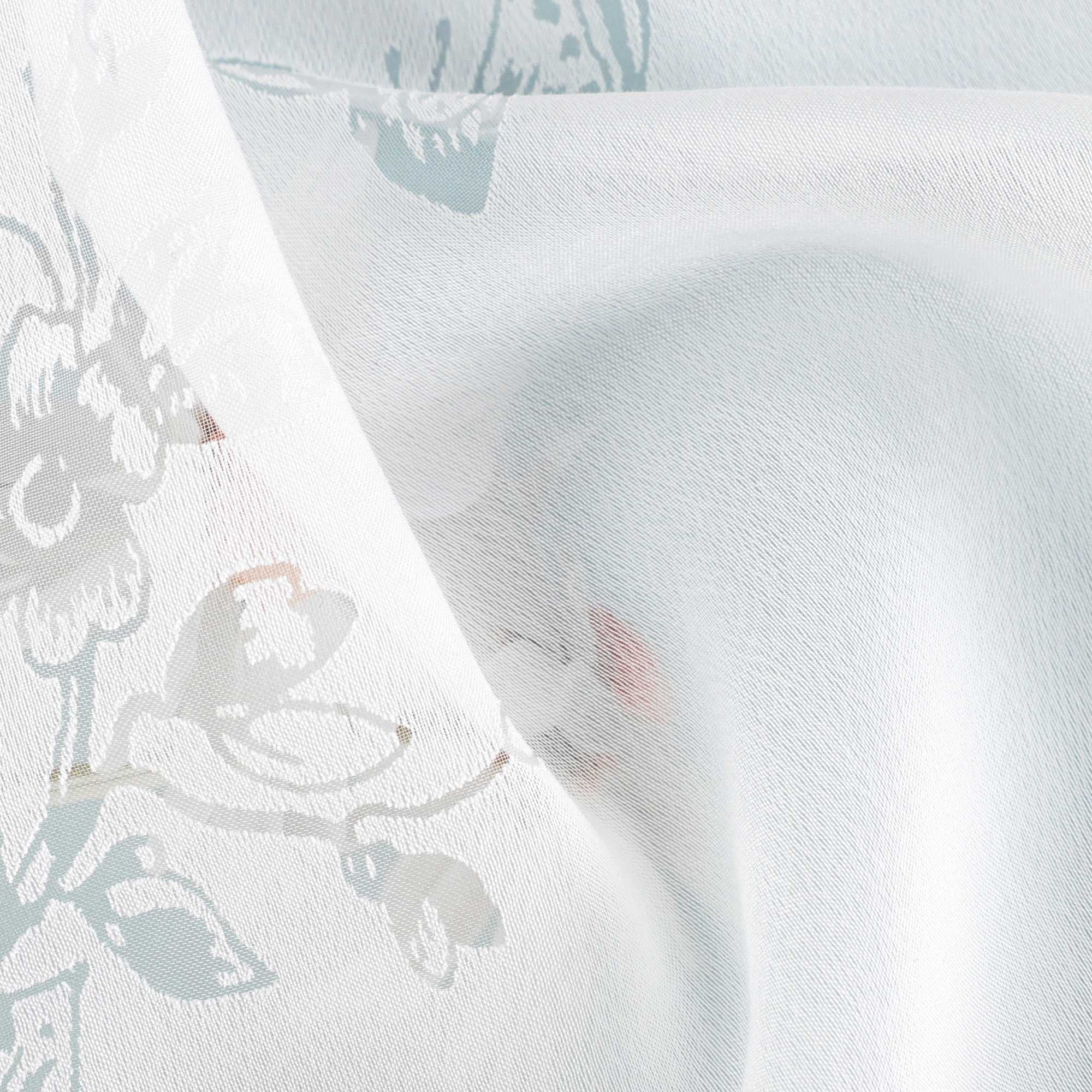 Roman Shade with Rose Pattern & U-Hooks