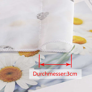 Cafe Curtain with Shimmering Circle Pattern with Rod Pocket 1 Piece