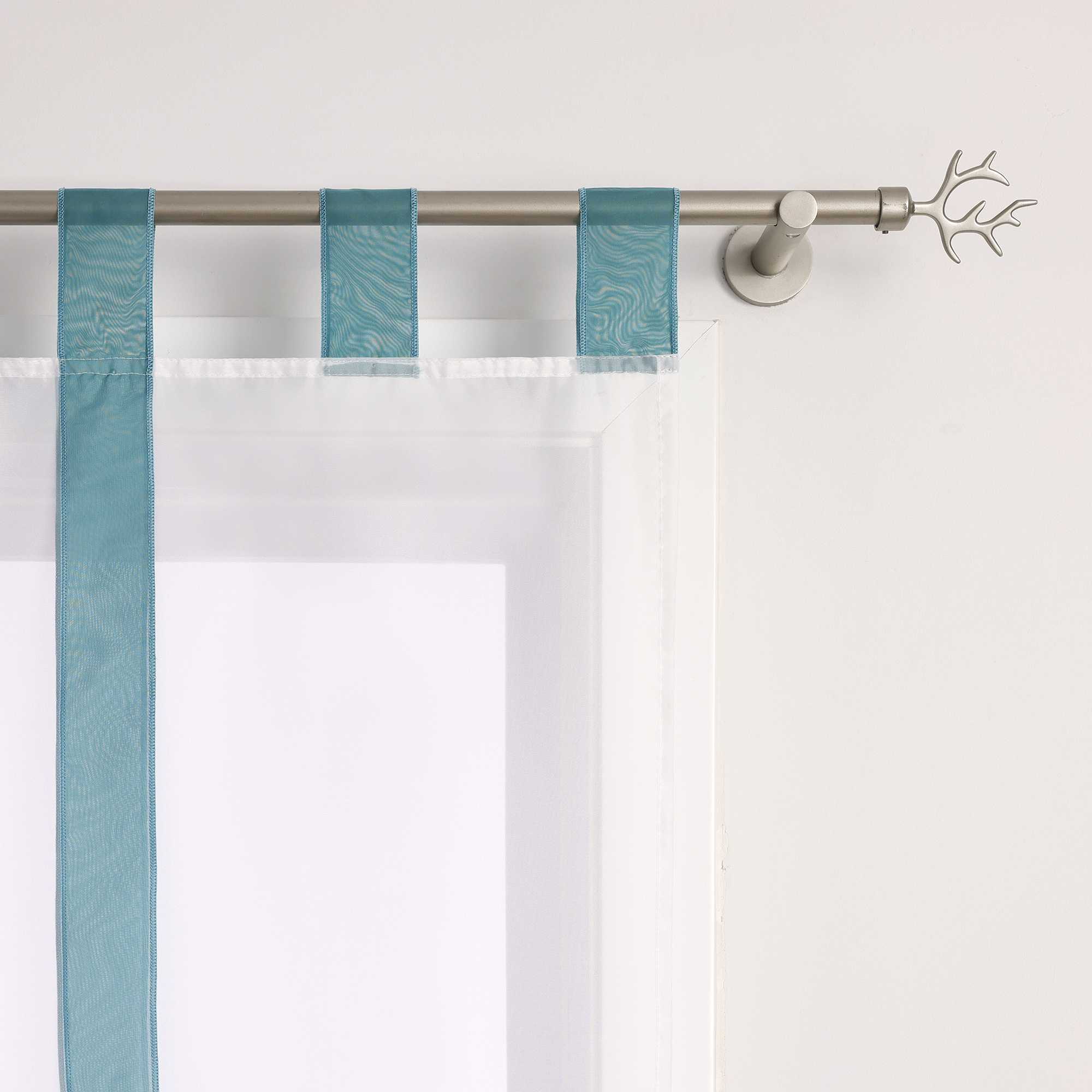 Roman Shade with Bow Design Sheer Height-Adjustable Window Decor 1 Piece - Sand, W x H 100 x 140cm