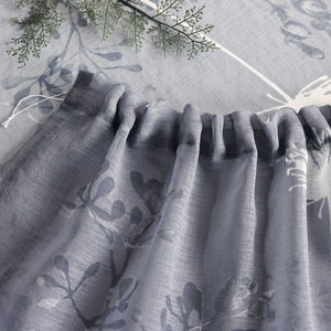 Curtain with Curtain Tape with Botanical Pattern 1 Piece - Sand, W x H 140 x 225cm