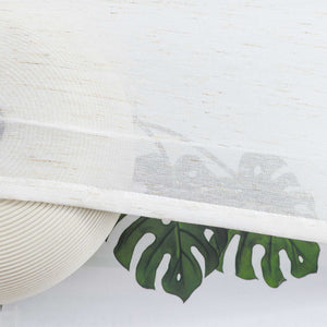 Roman Shade Linen-Look with U-Hooks, Solid Color 1 Piece