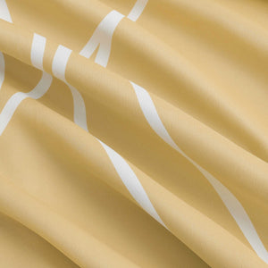 Blackout Grommet Curtain with Wave Pattern 1 Piece - Gray, W x H 135 x 175cm