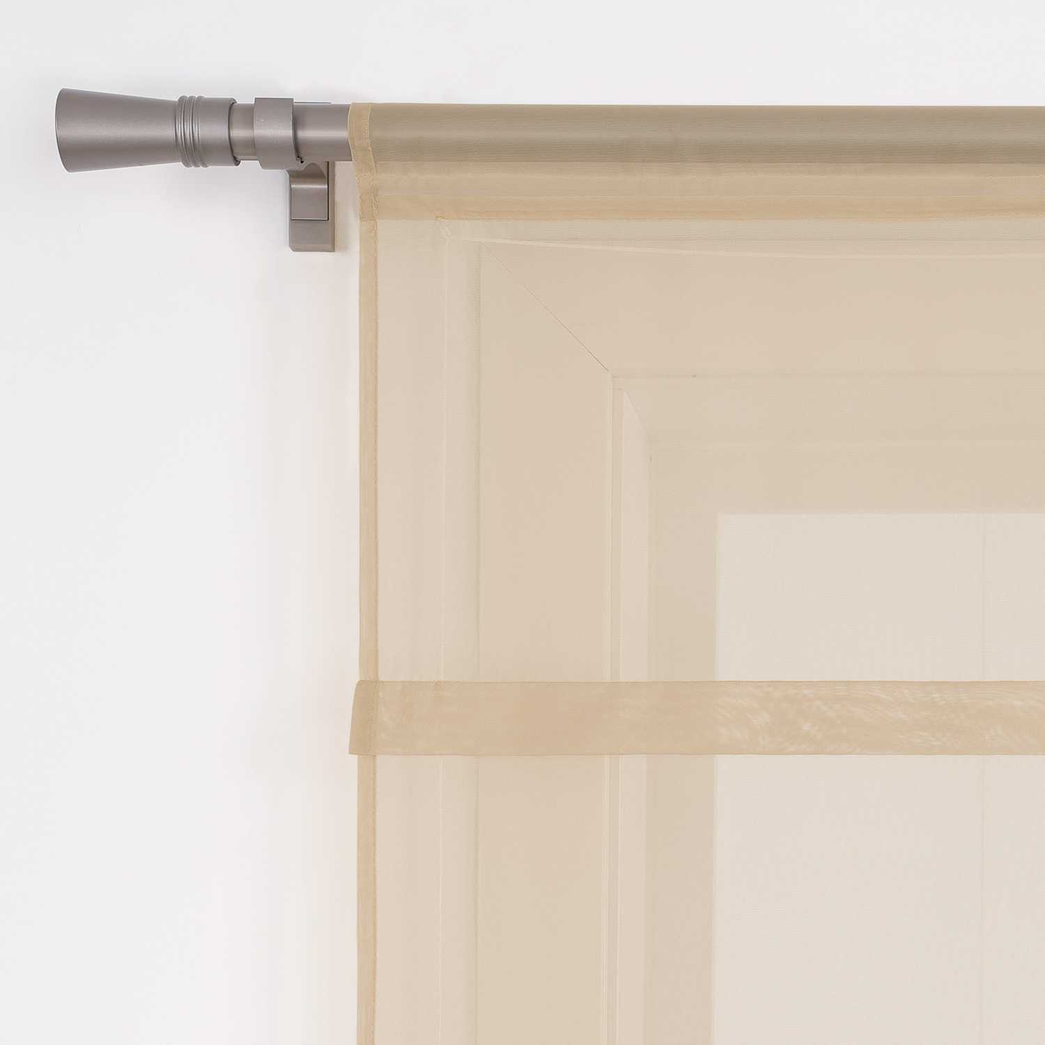 Roman Shade Voile for Kitchen Sheer 1 Piece