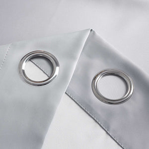 Blackout Grommet Curtain Gradient Thermal Minimalist Style 1 Piece - Orange, H x W 225 x 135 cm