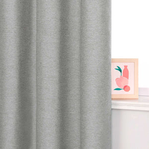 Blackout Grommet Curtain Solid Color Opaque Minimalist Style 1 Piece