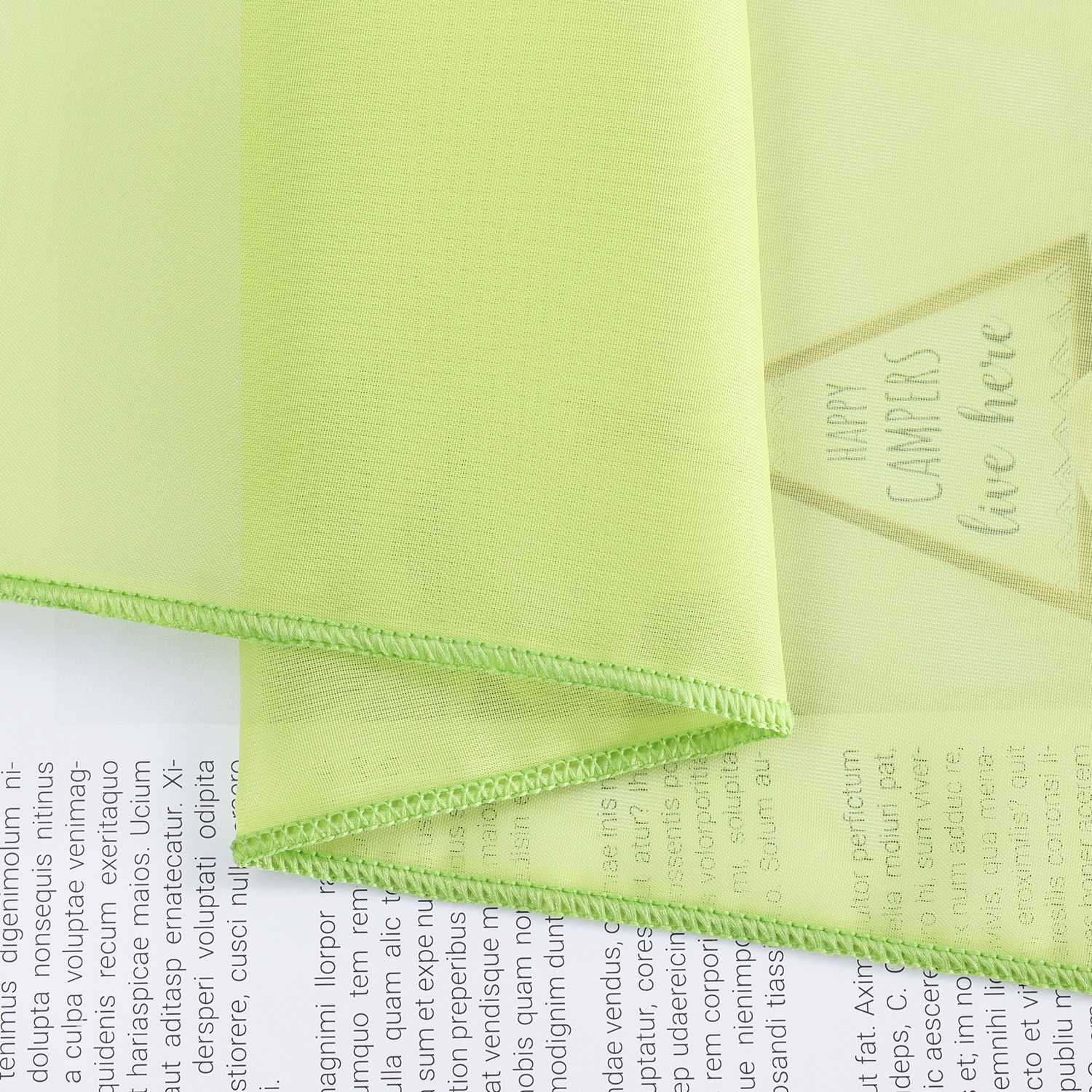 Roman Shade Semi-Sheer Airy with Colored Hem Rod Pocket 1 Piece - Sand, W x H 140 x 155cm