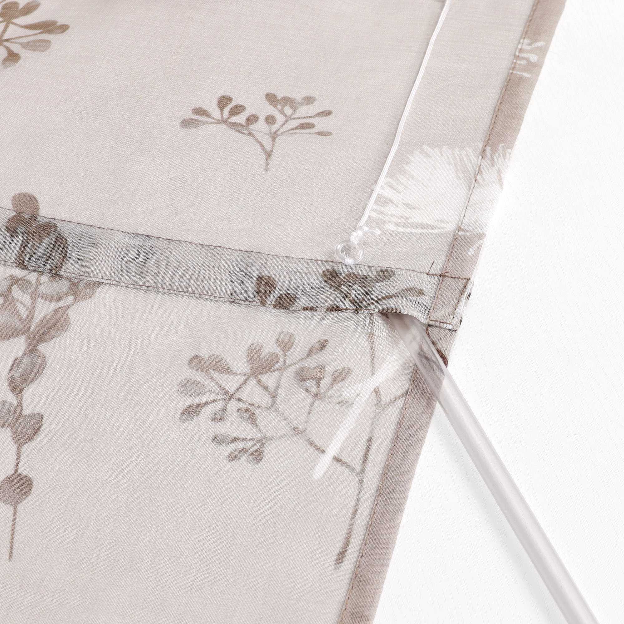Roman Shade with Tab Tops Country Style Kitchen Sheer