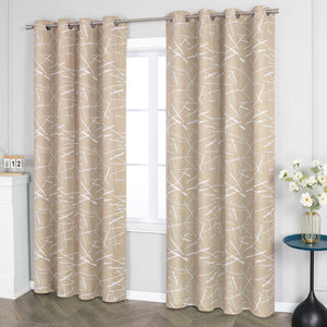 Blackout Grommet Curtain Opaque Thermal Grommet Curtain Panel 1 Piece