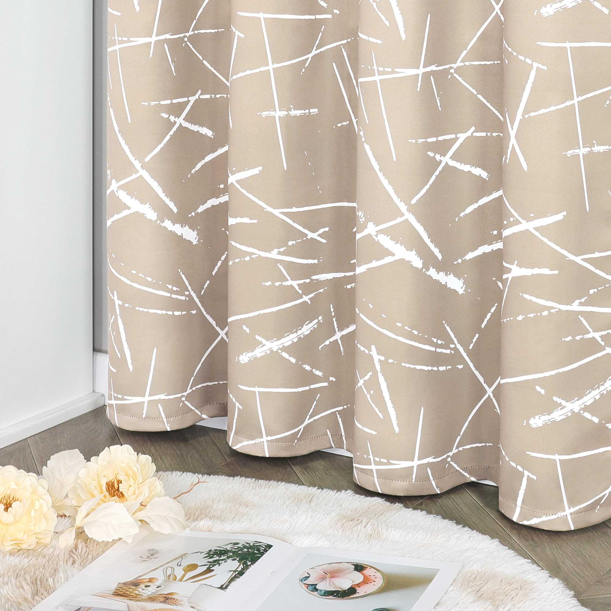 Blackout Grommet Curtain Opaque Thermal Grommet Curtain Panel 1 Piece