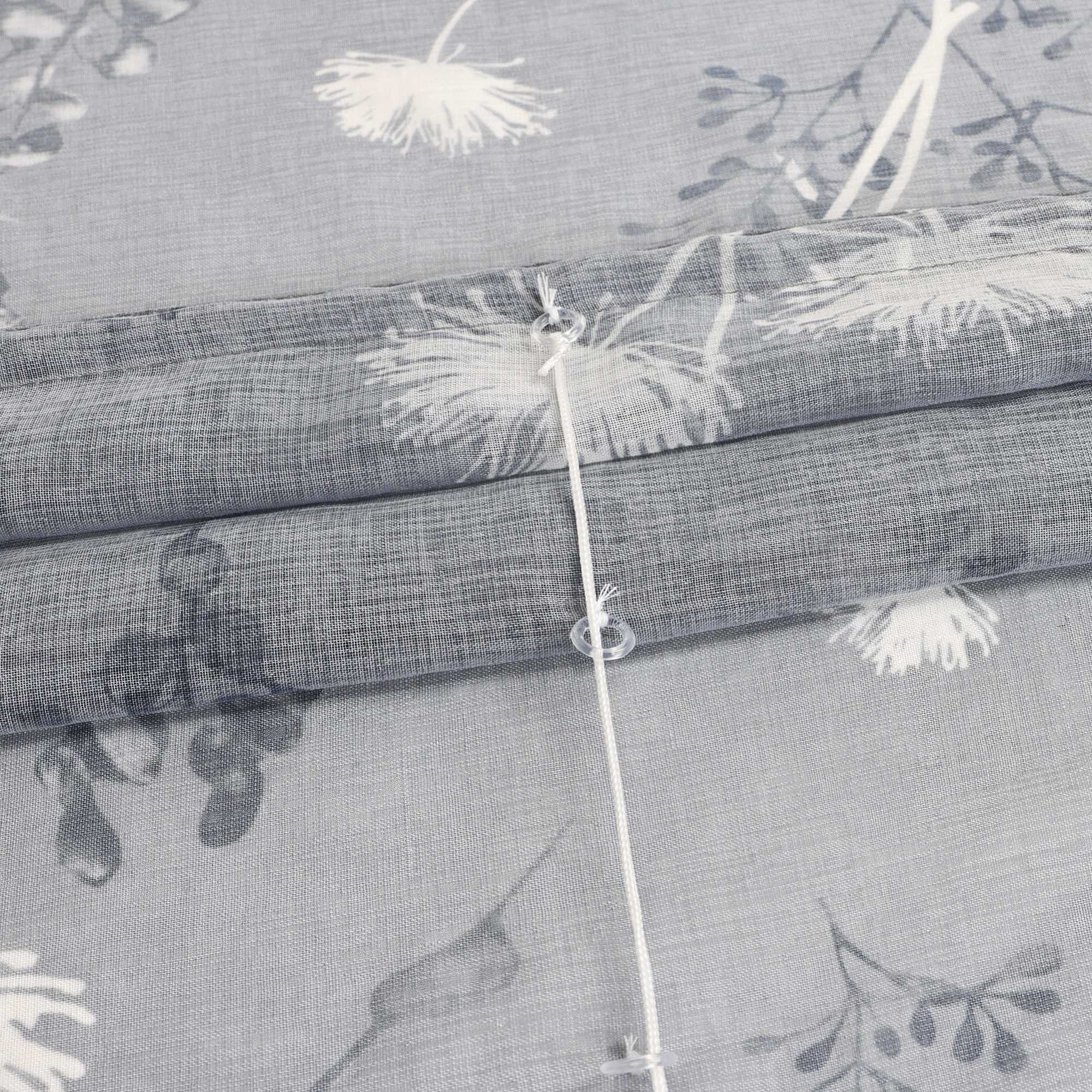 Roman Shade with Tab Tops Country Style Kitchen Sheer
