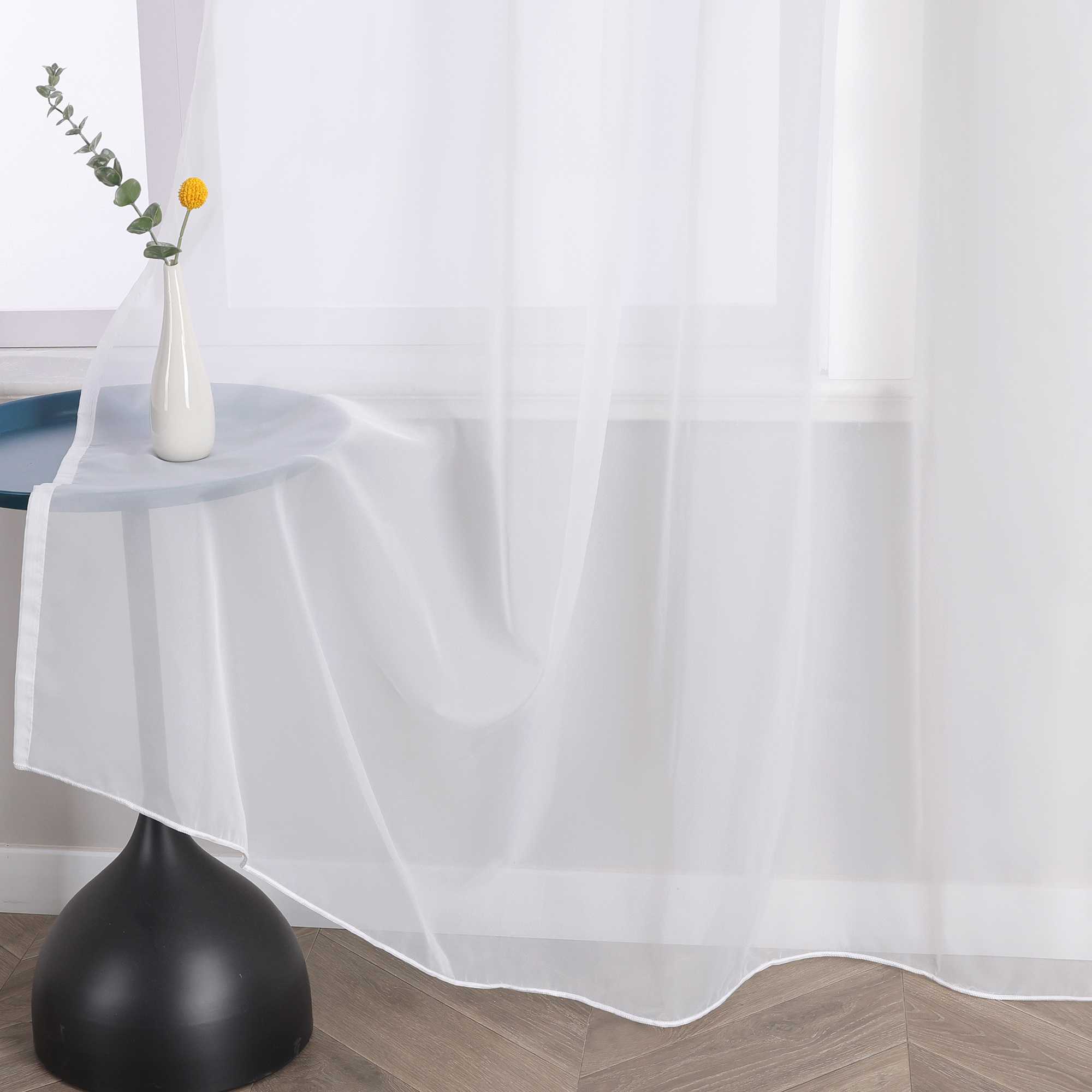 Curtain Solid Color Sheer Classic 1 Piece - Sand, W x H 145 x 245cm