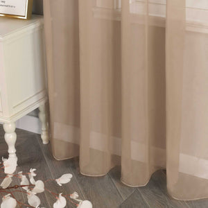 Curtain Solid Color Sheer Classic 1 Piece