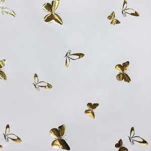 Roman Shade with V-Shaped Tabs with Vibrant Butterfly Pattern 1 Piece