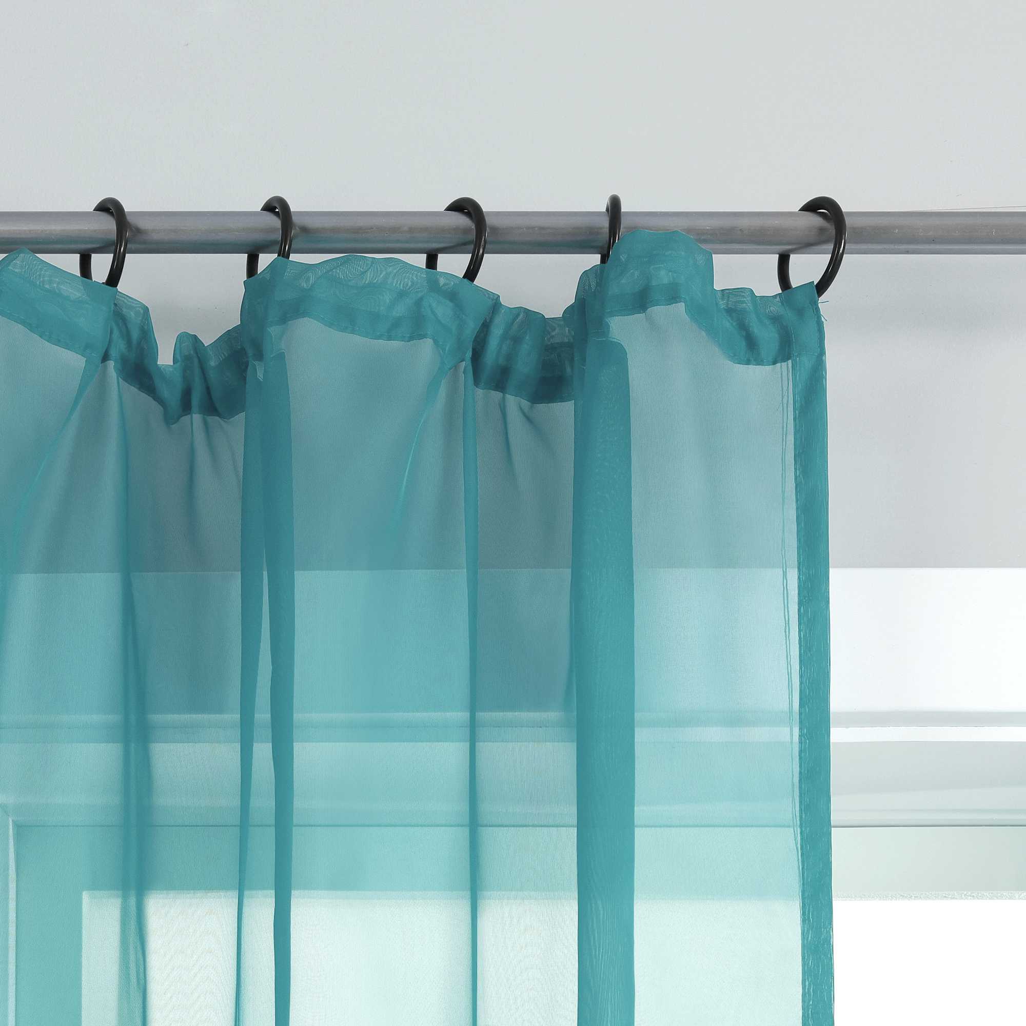 Curtain Solid Color Sheer Classic 1 Piece