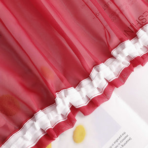 Curtain Solid Color Sheer Classic 1 Piece