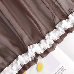 Curtain Solid Color Sheer Classic 1 Piece