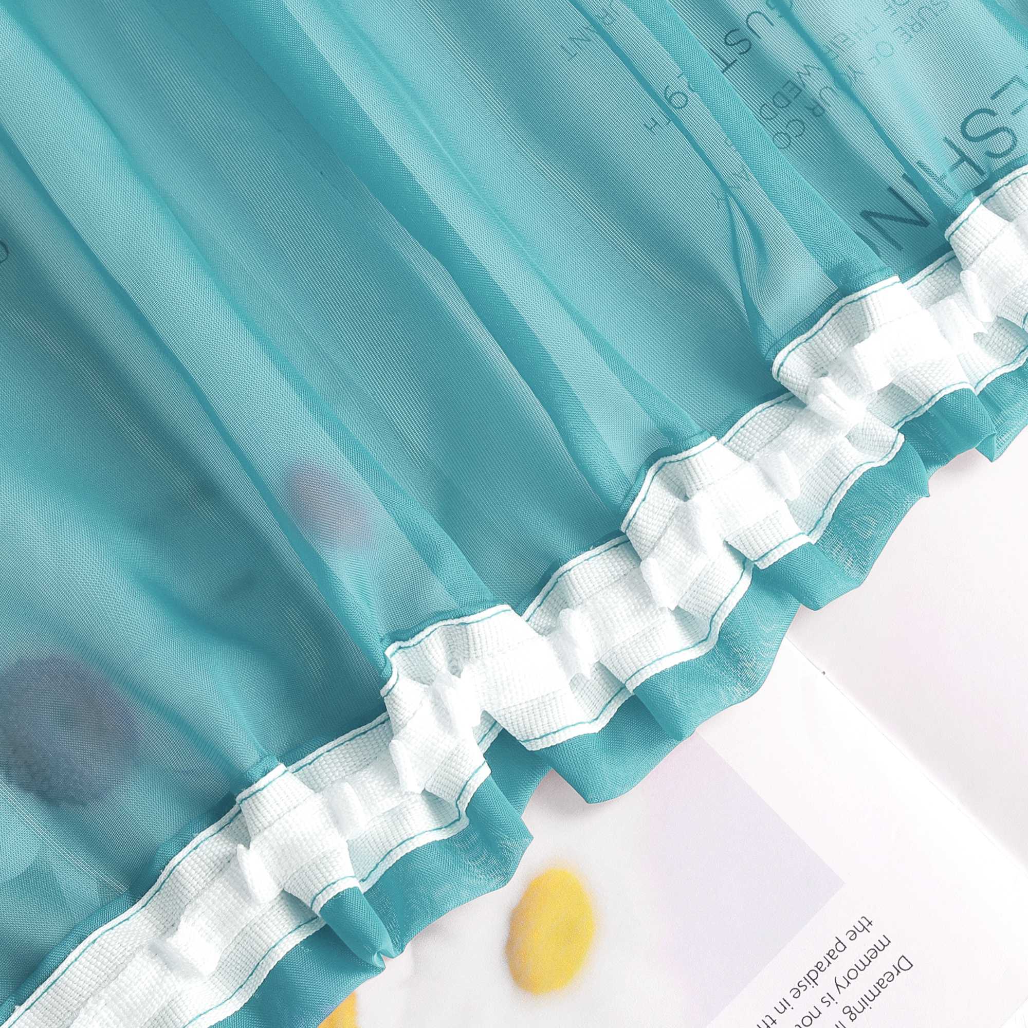Curtain Solid Color Sheer Classic 1 Piece