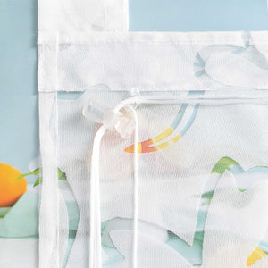 Delien Roman Shades with Floral Pattern with Tab-Top Hanging