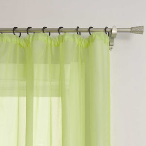 Curtain Solid Color Sheer Classic 1 Piece