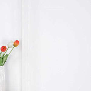 Roman Shade in Solid Color with Rod Pocket