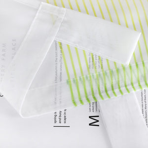 Sliding Panel Curtain Semi-Sheer with Gradient and Wave Pattern Polyester with Tab Tops 2 Pieces