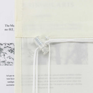Roman Shade in Solid Color with Rod Pocket