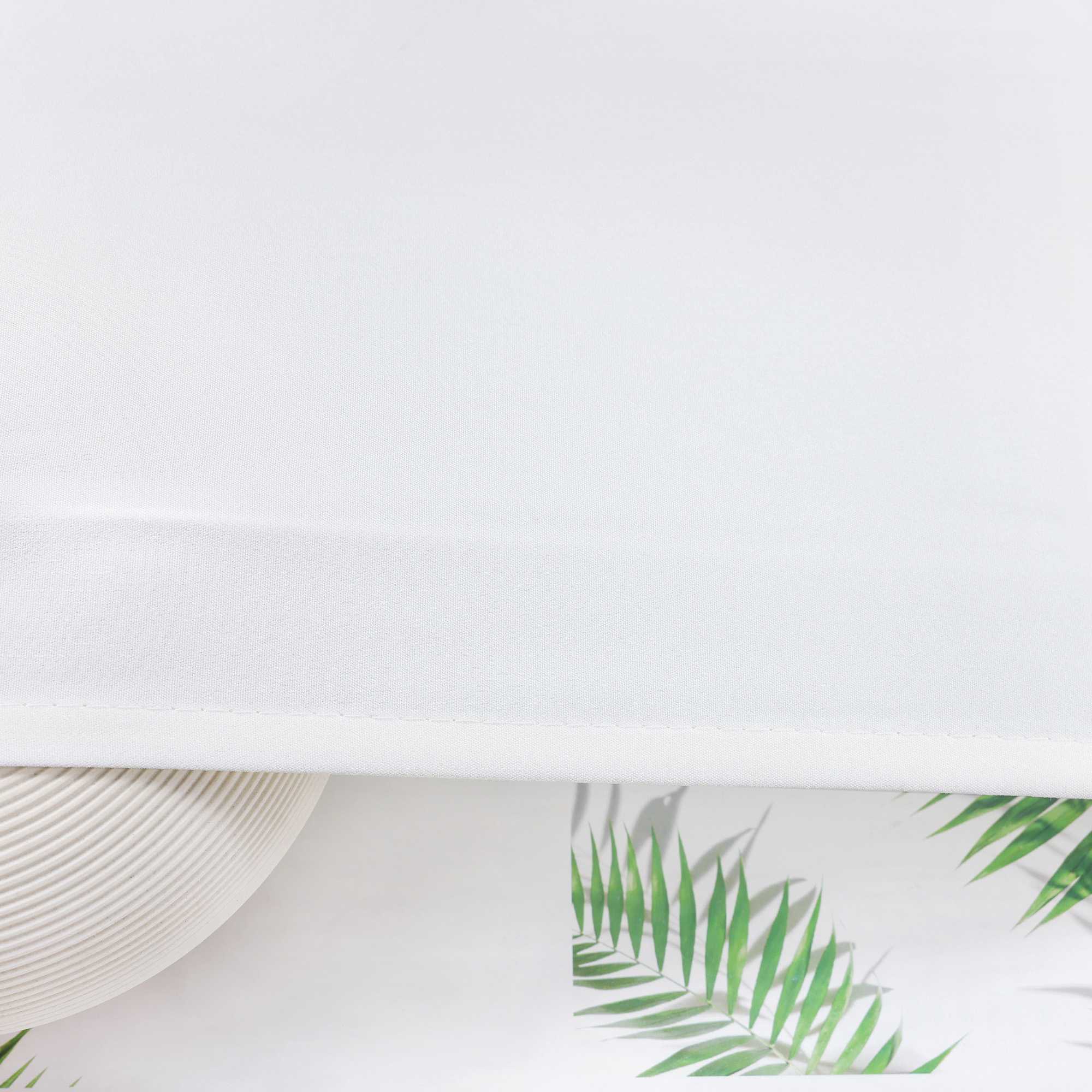 Roman Shade in Solid Color with Tab Tops - Gray, W x H 60 x 140cm