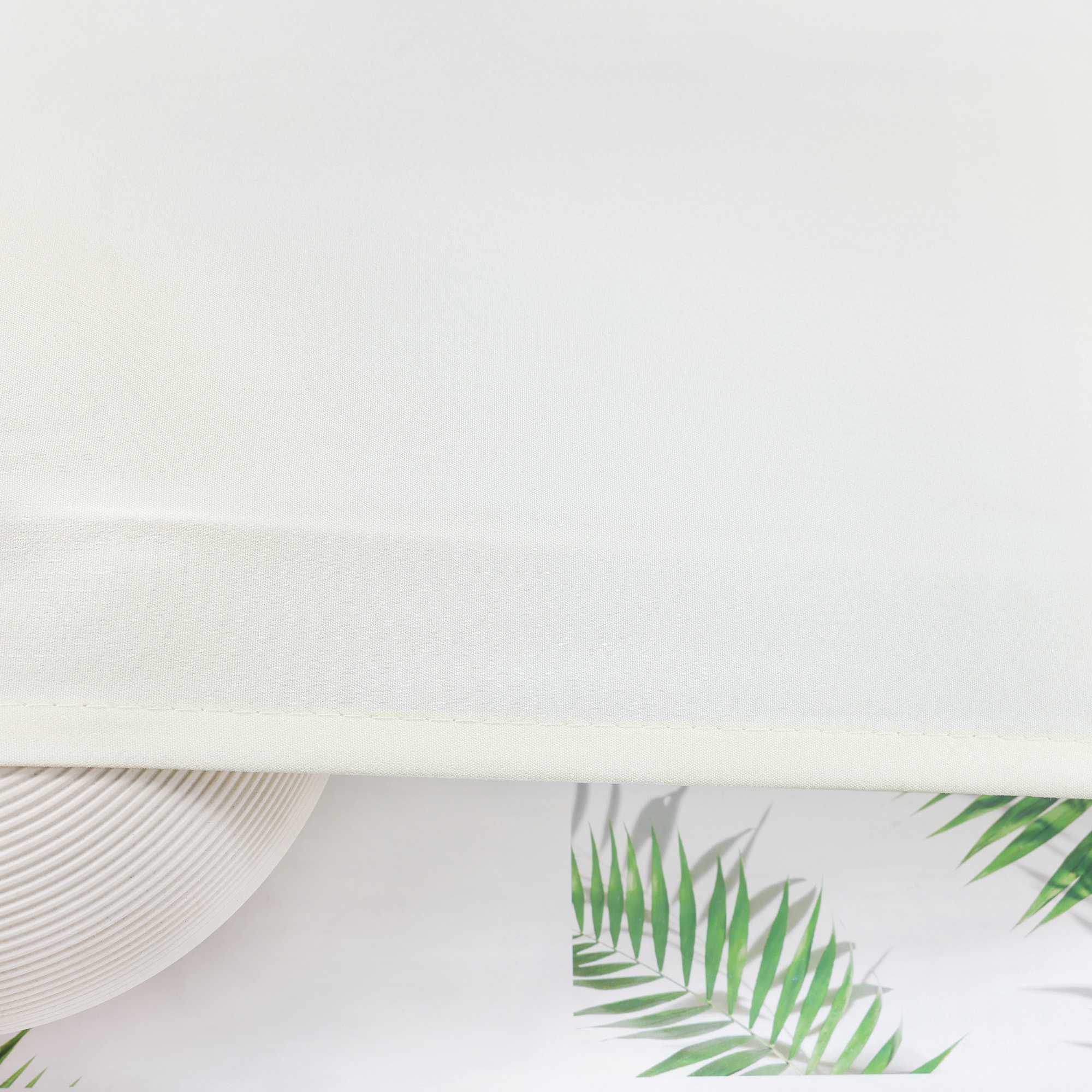 Roman Shade in Solid Color with Tab Tops
