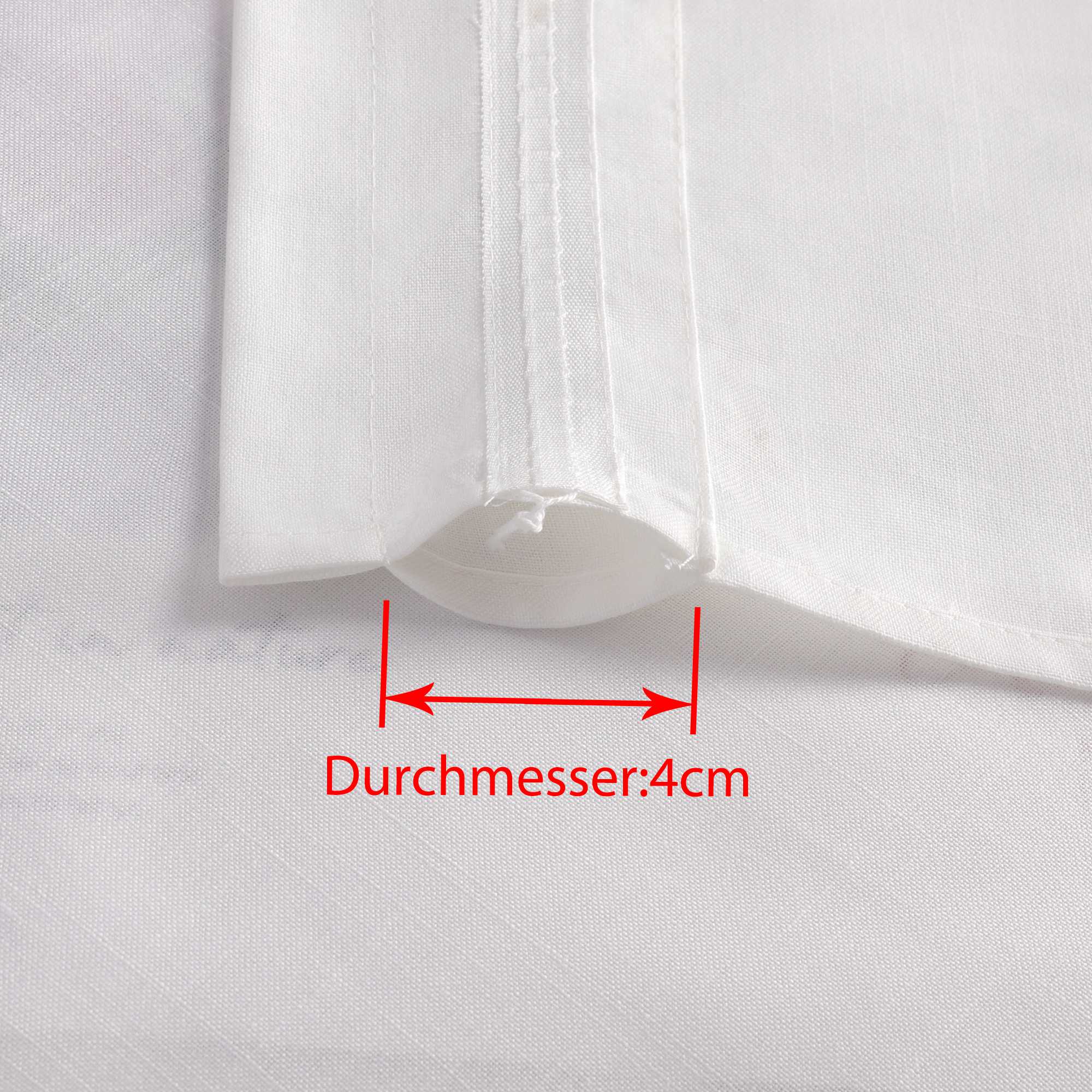 Short Curtains in Valance Style with Check Pattern Set of 2 - Gray, H x W 80 x 80cm
