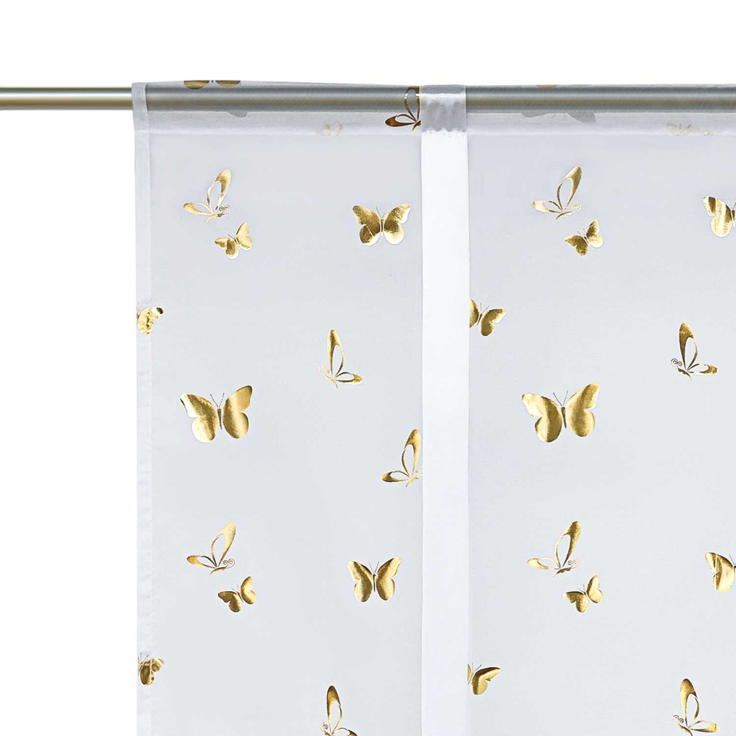 Roman Shades with Butterfly Pattern Adjustable Gathered Folds 1 Piece