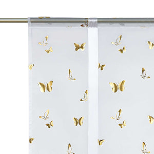 Roman Shades with Butterfly Pattern Adjustable Gathered Folds 1 Piece
