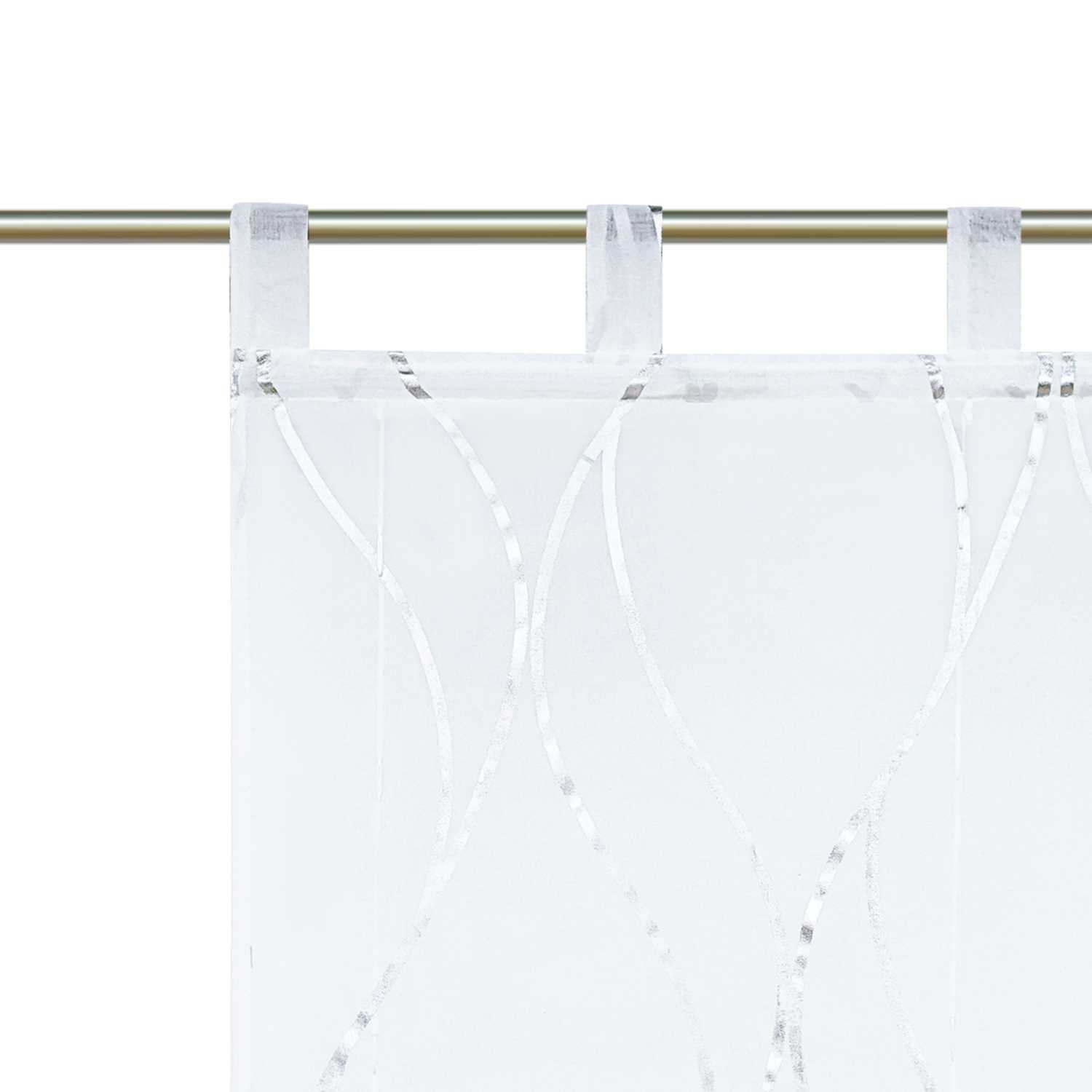 Roman Shade with Subtle Wave Pattern Light-Filtering 1 Piece - Silver, W x H 120 x 150cm