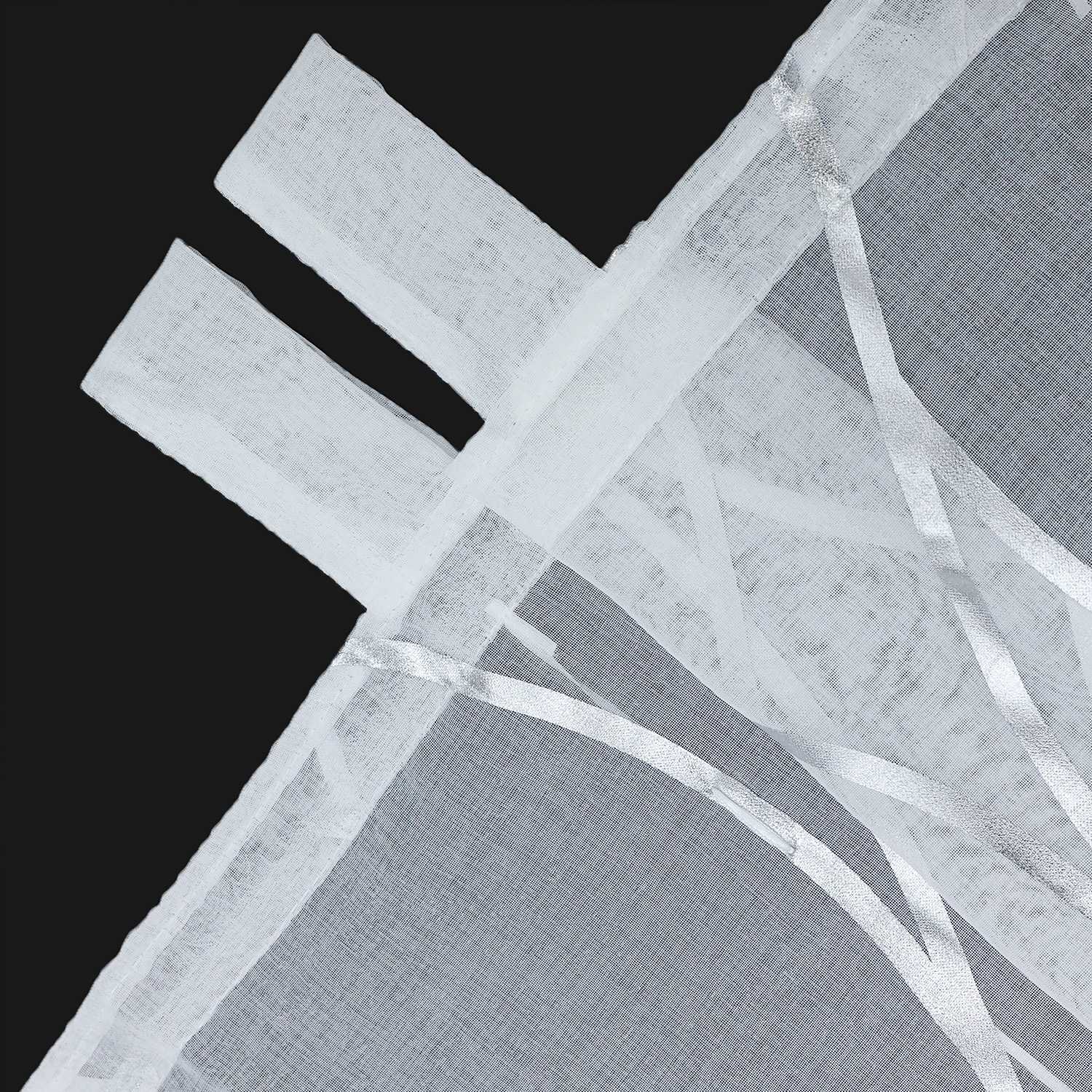 Roman Shade with Subtle Wave Pattern Light-Filtering 1 Piece - Silver, W x H 140 x 150cm