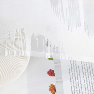 Curtain with Wavy Circle Pattern - Tab-Top Hanging