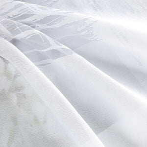 Curtain with Wavy Circle Pattern - Grommet Hanging