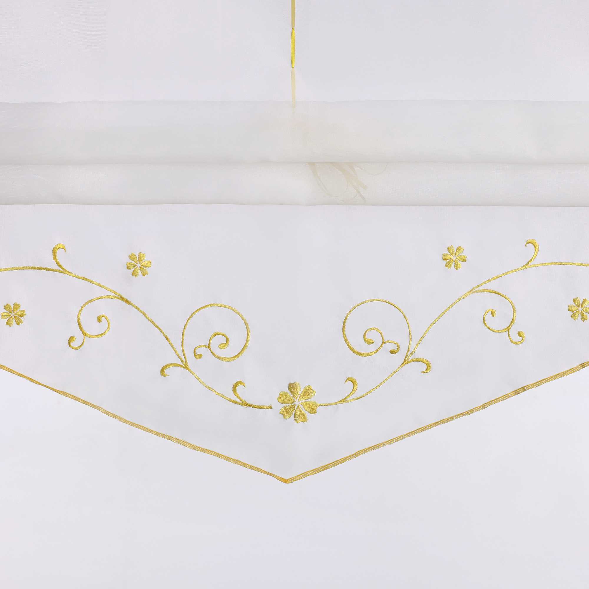 Roman Shade with Floral Pattern Modern Sheer 1 Piece - Red, W x H 140 x 140cm