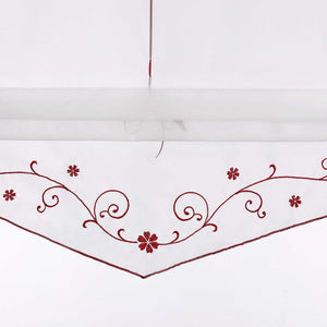 Roman Shade with Floral Pattern Modern Sheer 1 Piece - Green, W x H 100 x 140cm