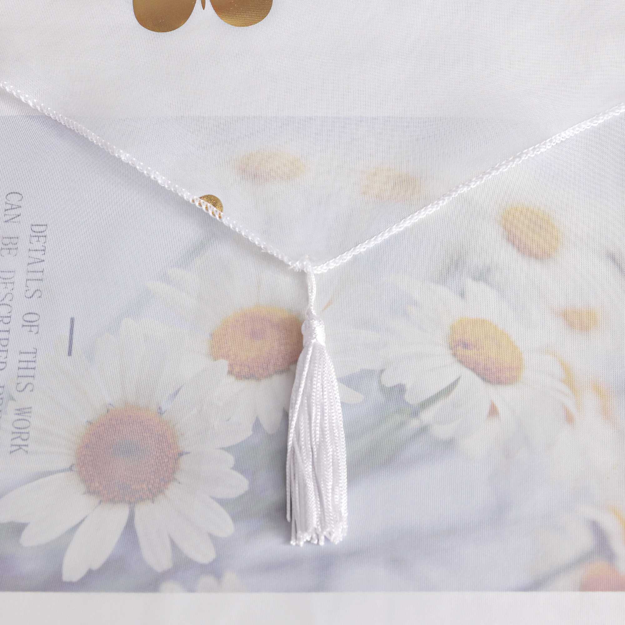 Cafe Curtain with Butterfly Pattern Sheer 1 Piece - Gold, W x H 60 x 90cm