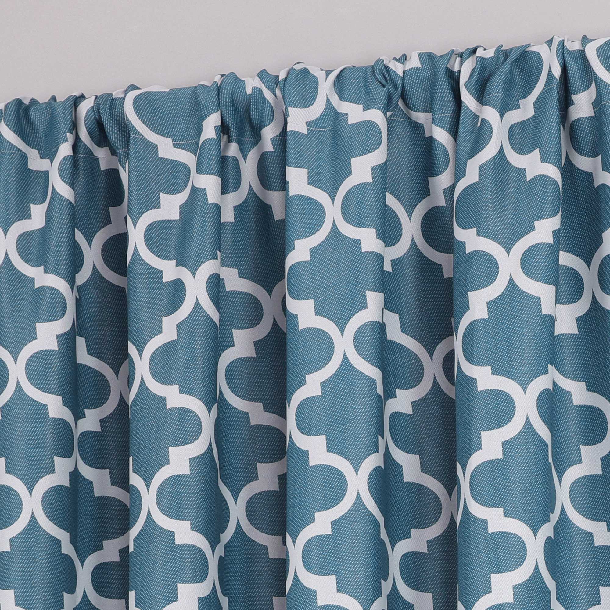 Blackout Curtain Thermal Curtain with Rod Pocket 1 Piece