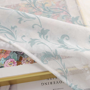 Curtain with Vine Pattern Grommet Curtain Panel 1 Piece
